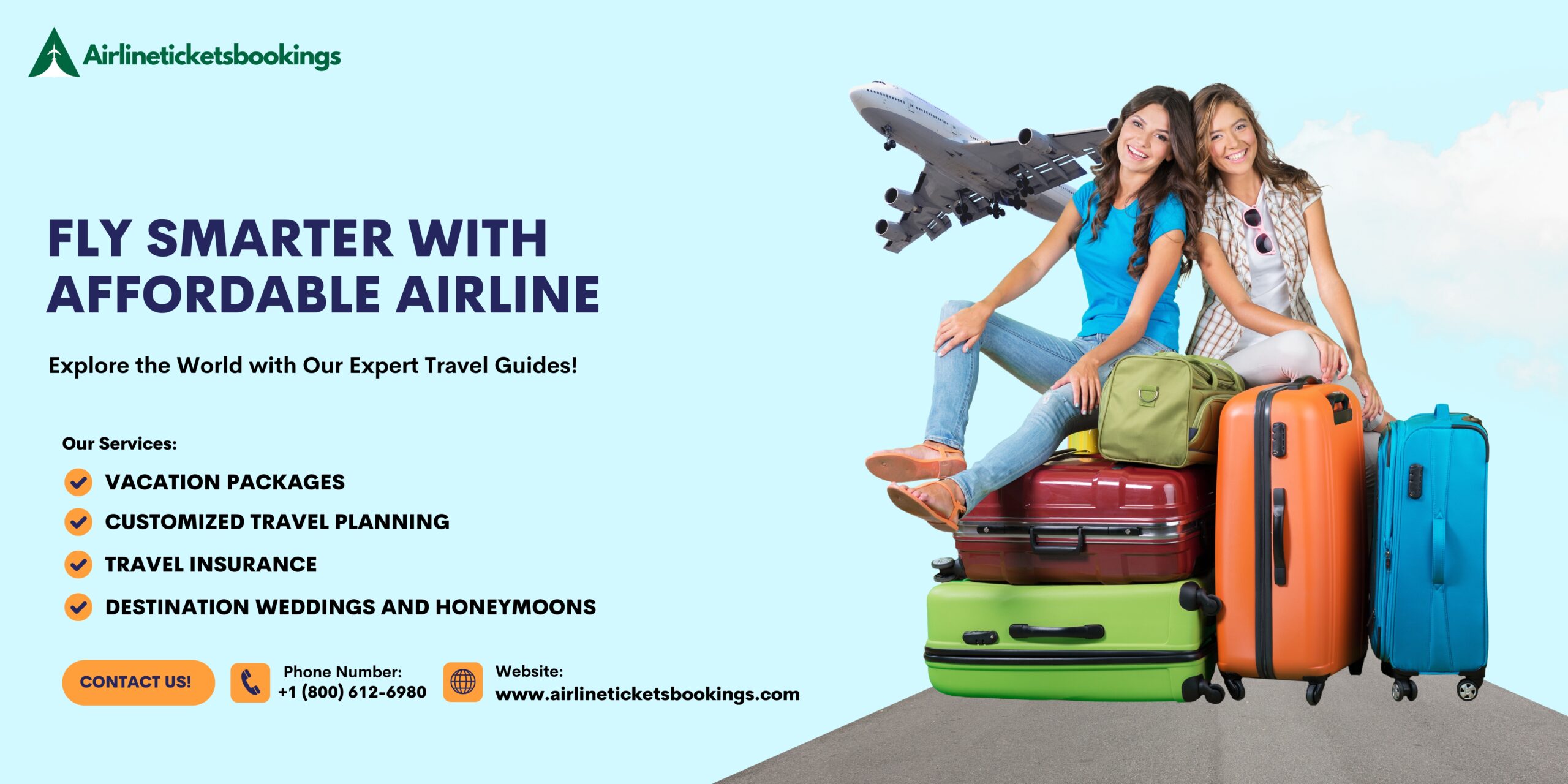 Fly Smarter with Affordable Airline Deals from Airlineticketbookings